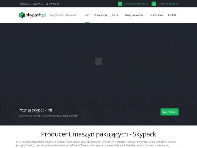 Skypack Maszyny Pakujące